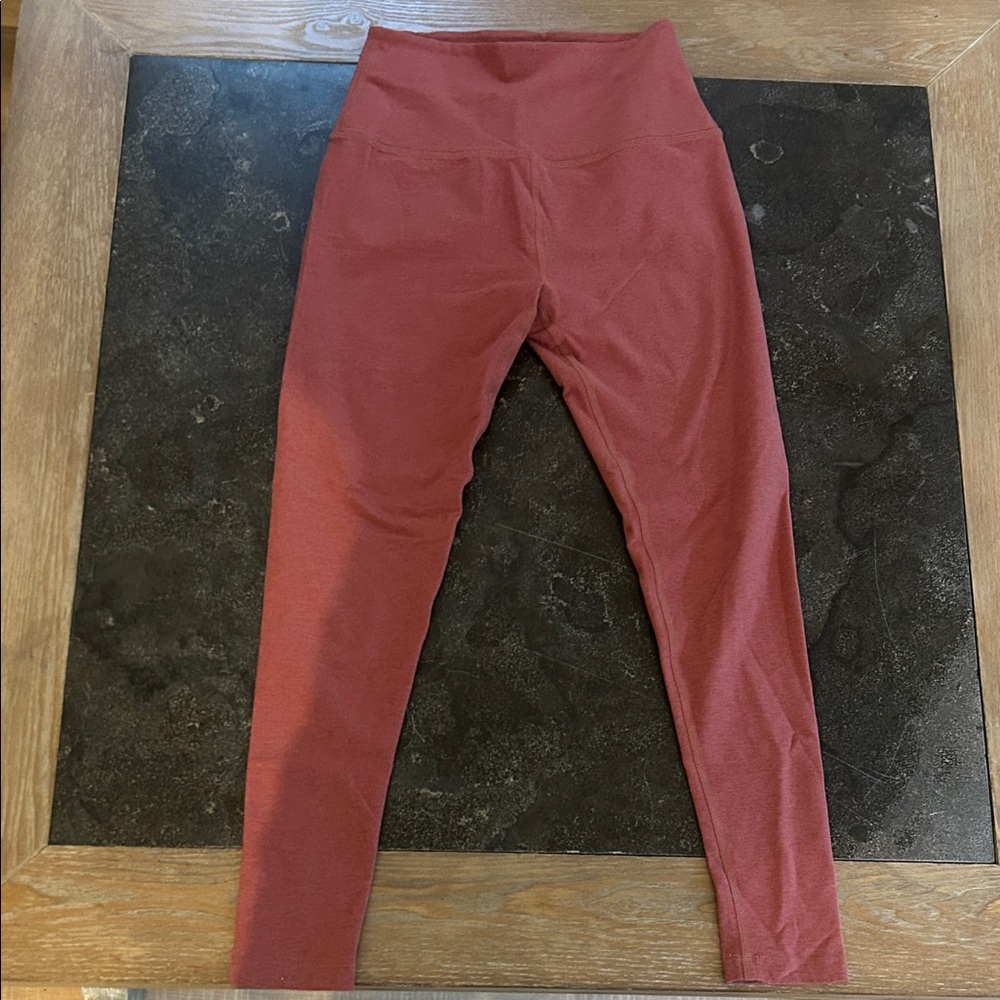Beyond Yoga Rust Red High-Waisted Leggings